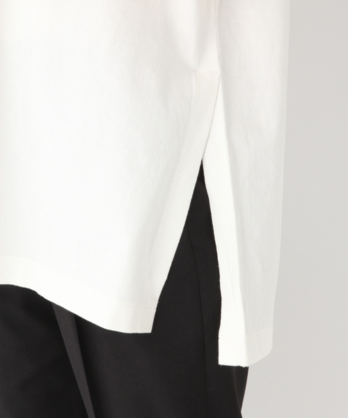 GLOBAL WORK（グローバルワーク）の「USAチュニックT【UVケア】/817520（Tシャツ/カットソー・レディース・ホワイト/ブラック/アイボリー/フューシャピンク/カーキ・MEDIUM/LARGE）」の7枚目の写真