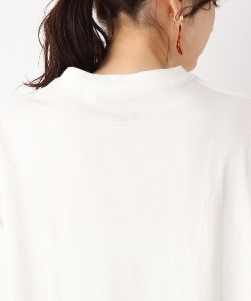 GLOBAL WORK（グローバルワーク）の「USAチュニックT【UVケア】/817520（Tシャツ/カットソー・レディース・ホワイト/ブラック/アイボリー/フューシャピンク/カーキ・MEDIUM/LARGE）」の10枚目の写真