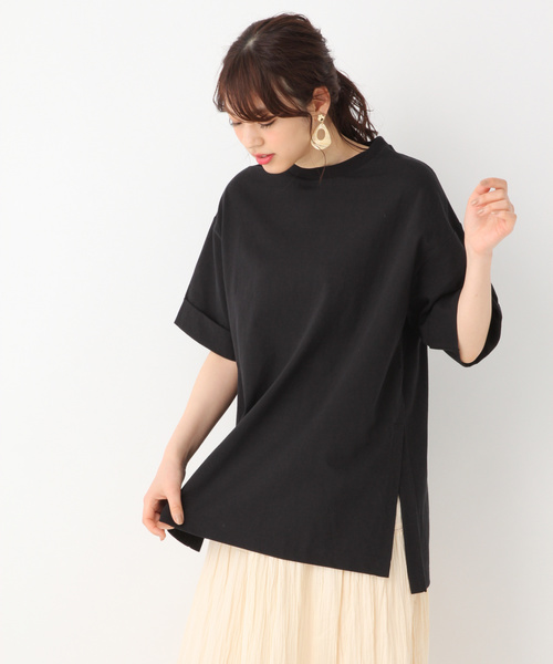 GLOBAL WORK（グローバルワーク）の「USAチュニックT【UVケア】/817520（Tシャツ/カットソー・レディース・ホワイト/ブラック/アイボリー/フューシャピンク/カーキ・MEDIUM/LARGE）」の19枚目の写真