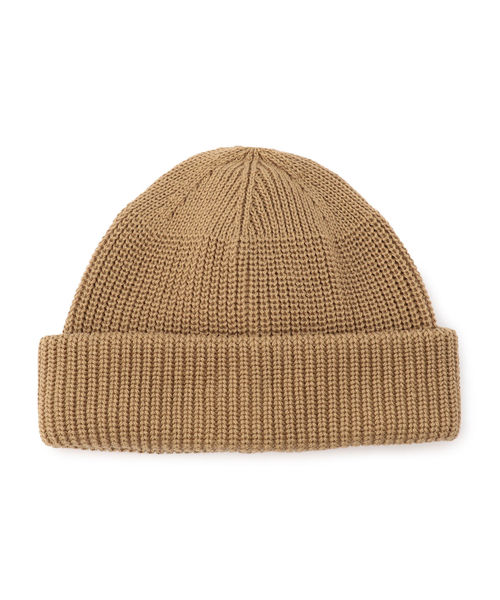 SHIPS（シップス）の「SHIPS: dralon(R) 畦編み ワッチ キャップ（ニットキャップ/ビーニー・メンズ・ブラック/オリーブ/ネイビー/ベージュ・ONE SIZE）」の3枚目の写真