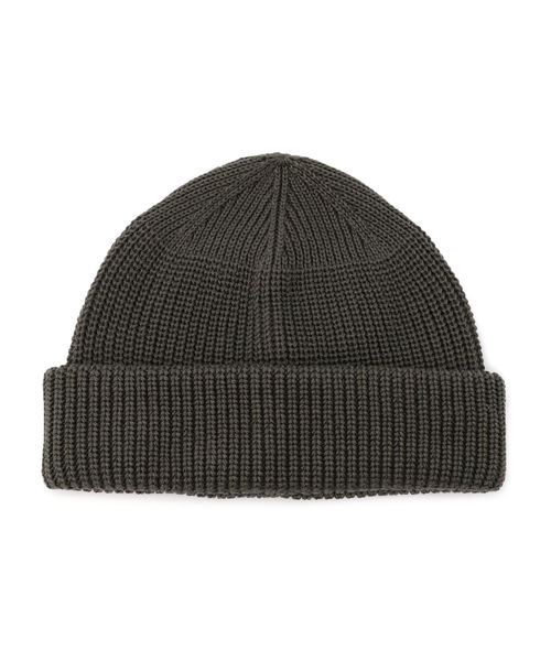 SHIPS（シップス）の「SHIPS: dralon(R) 畦編み ワッチ キャップ（ニットキャップ/ビーニー・メンズ・ブラック/オリーブ/ネイビー/ベージュ・ONE SIZE）」の4枚目の写真