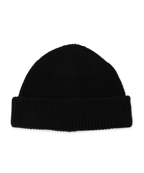 SHIPS（シップス）の「SHIPS: dralon(R) 畦編み ワッチ キャップ（ニットキャップ/ビーニー・メンズ・ブラック/オリーブ/ネイビー/ベージュ・ONE SIZE）」の2枚目の写真