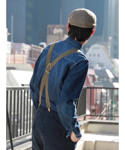 CRAFT STANDARD BOUTIQUE(クラフトスタンダードブティック)の「ボタンダウンデニムシャツ ☆○(シャツ/ブラウス・メンズ・ライトインディゴブルー/インディゴブルー・L/M)」の6枚目の写真