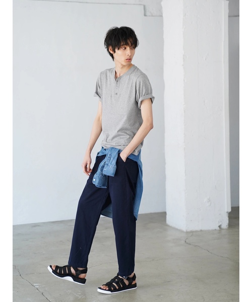 CRAFT STANDARD BOUTIQUE(クラフトスタンダードブティック)の「ボタンダウンデニムシャツ ☆○(シャツ/ブラウス・メンズ・ライトインディゴブルー/インディゴブルー・L/M)」の9枚目の写真