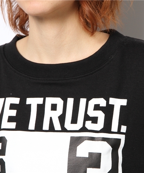 DANCE LB-03（ダンス エルビー・ゼロスリー）の「WE TRUSTトレーナー（スウェット・レディース・ホワイト系/ブラック系/ピンク系・FREE）」の7枚目の写真