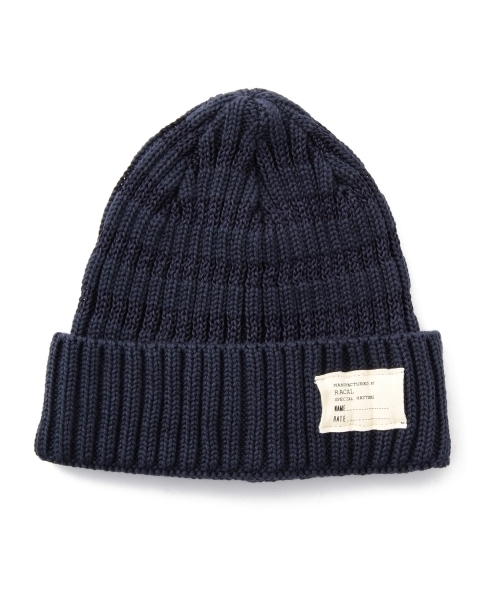 BEAUTY&YOUTH UNITED ARROWS(ビューティーアンドユースユナイテッドアローズ)の「<Racal> BORDER KNIT CAP/ニット帽(ニットキャップ/ビーニー・メンズ・ブラック/グレー/ワインレッド/オリーブ/ネイビー・ONE)」の5枚目の写真