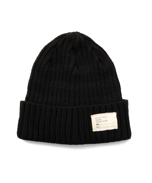 BEAUTY&YOUTH UNITED ARROWS(ビューティーアンドユースユナイテッドアローズ)の「<Racal> BORDER KNIT CAP/ニット帽(ニットキャップ/ビーニー・メンズ・ブラック/グレー/ワインレッド/オリーブ/ネイビー・ONE)」の2枚目の写真