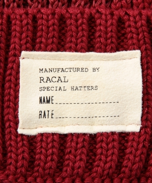 BEAUTY&YOUTH UNITED ARROWS(ビューティーアンドユースユナイテッドアローズ)の「<Racal> BORDER KNIT CAP/ニット帽(ニットキャップ/ビーニー・メンズ・ブラック/グレー/ワインレッド/オリーブ/ネイビー・ONE)」の7枚目の写真