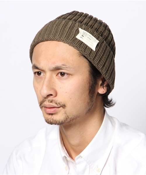 BEAUTY&YOUTH UNITED ARROWS(ビューティーアンドユースユナイテッドアローズ)の「<Racal> BORDER KNIT CAP/ニット帽(ニットキャップ/ビーニー・メンズ・ブラック/グレー/ワインレッド/オリーブ/ネイビー・ONE)」の9枚目の写真