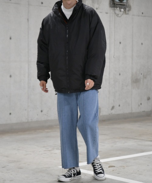 kutir（クティール）の「中綿ダウンライクモンスタージャケット（ダウンジャケット/コート・メンズ・ブラック/ブラウン/ライトグレー・FREE）」の18枚目の写真