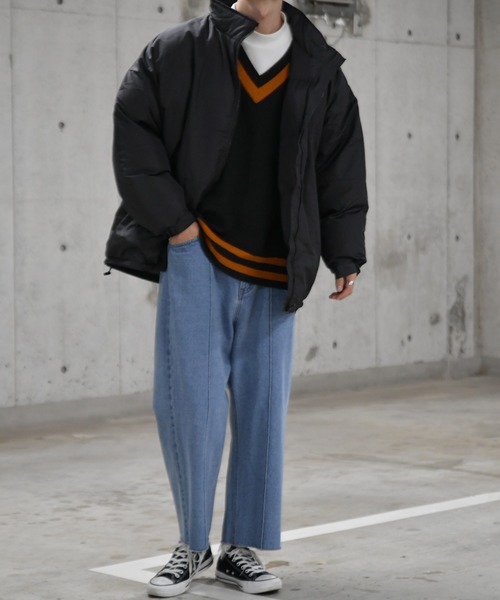 kutir（クティール）の「中綿ダウンライクモンスタージャケット（ダウンジャケット/コート・メンズ・ブラック/ブラウン/ライトグレー・FREE）」の19枚目の写真