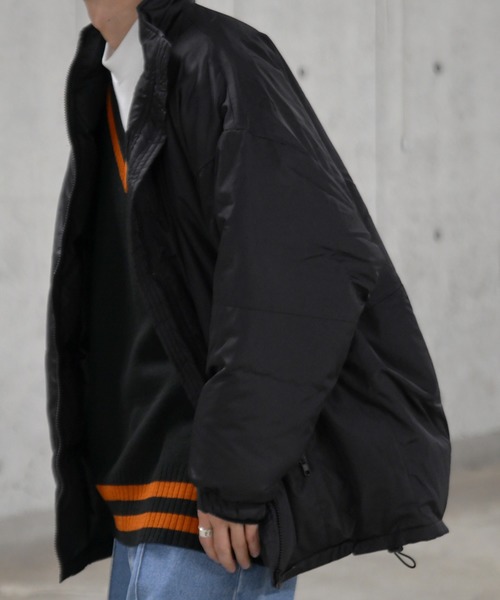 kutir（クティール）の「中綿ダウンライクモンスタージャケット（ダウンジャケット/コート・メンズ・ブラック/ブラウン/ライトグレー・FREE）」の16枚目の写真