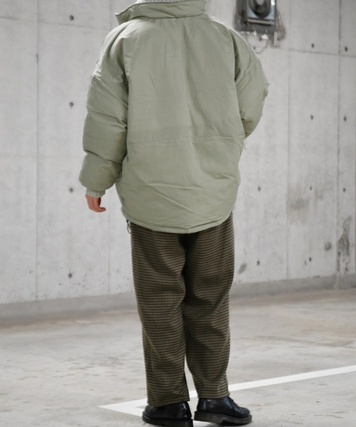 kutir（クティール）の「中綿ダウンライクモンスタージャケット（ダウンジャケット/コート・メンズ・ブラック/ブラウン/ライトグレー・FREE）」の10枚目の写真