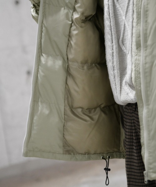 kutir（クティール）の「中綿ダウンライクモンスタージャケット（ダウンジャケット/コート・メンズ・ブラック/ブラウン/ライトグレー・FREE）」の4枚目の写真
