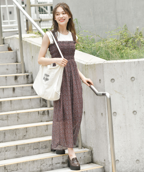 Heather（ヘザー）の「シャーリングオールインワン 853980