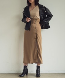 Aunt Marie's | WEARISTA YUKI × AUNT MARIE'S レザーサス付きハイウエストナロースカート(スカート)