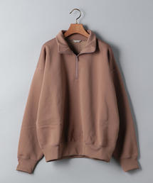 AURALEE ハーフジップスウェット　パープル　サイズ３ AURALEE ELASTIC HIGH GAUGE SWEAT HALF ZIP P/O – Chum!