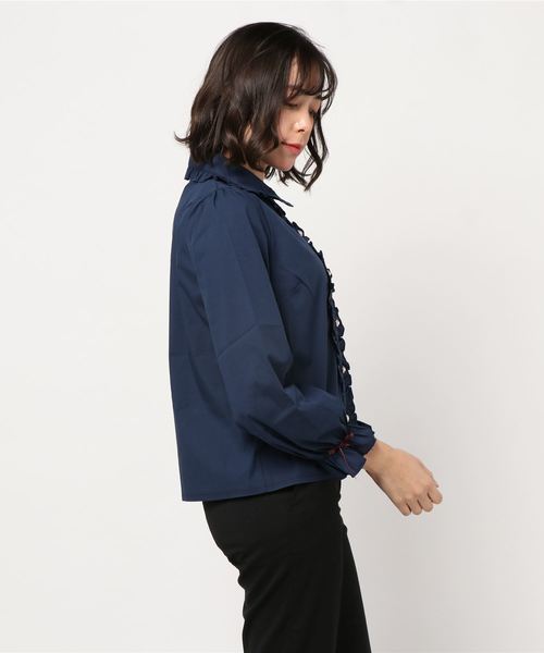 axes femme（アクシーズファム）の「りんご刺繍ブラウス（シャツ