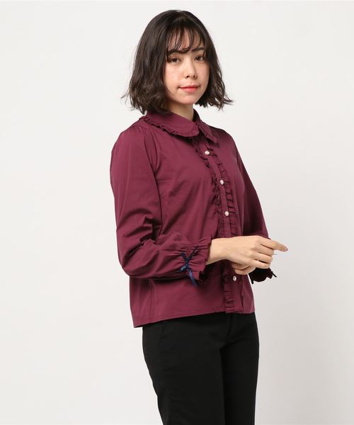 りんご刺繍ブラウス axes femme（アクシーズファム）の「りんご刺繍ブラウス（シャツ