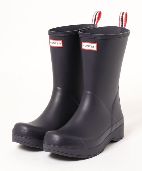 HUNTER(ハンター)の「MENS ORIGINAL PLAY BOOT MID(レインシューズ・メンズ・ブラック/ダークネイビー・UK7/UK8/UK9/UK6)」の2枚目の写真