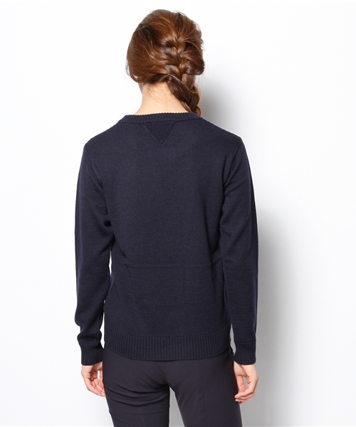 Ray BEAMS（レイビームス）の「●White Mountaineering / ホワイトベア ニット（ニット/セーター・レディース・ネイビー・ONE SIZE）」の4枚目の写真