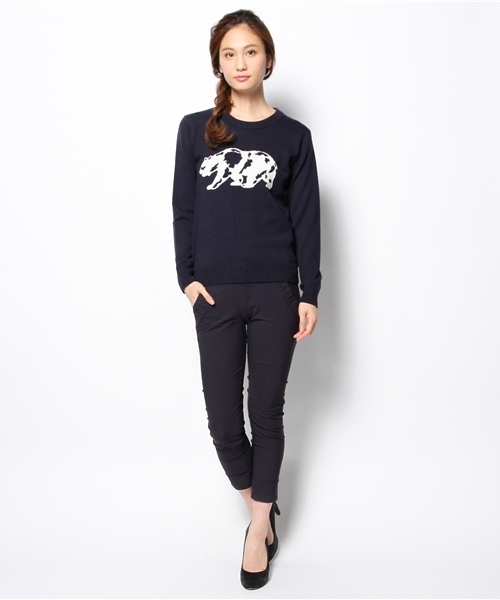 Ray BEAMS（レイビームス）の「●White Mountaineering / ホワイトベア ニット（ニット/セーター・レディース・ネイビー・ONE SIZE）」の5枚目の写真