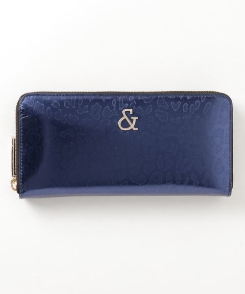 PINKY&DIANNE（ピンキーアンドダイアン）の「PINKY&DIANNE(ピンキー＆ダイアン)　レオパードメタ(9H) ラウンドファスナー長財布（財布・レディース・ブラック/ターコイズブルー/ゴールド/ピンクゴールド・FREE）」の3枚目の写真