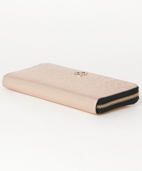 PINKY&DIANNE（ピンキーアンドダイアン）の「PINKY&DIANNE(ピンキー＆ダイアン)　レオパードメタ(9H) ラウンドファスナー長財布（財布・レディース・ブラック/ターコイズブルー/ゴールド/ピンクゴールド・FREE）」の5枚目の写真