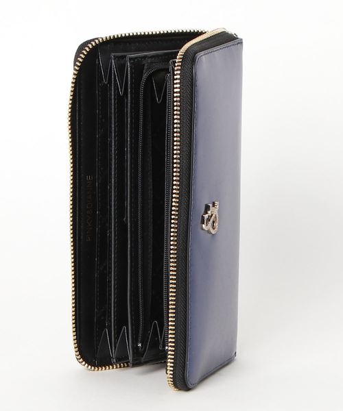 PINKY&DIANNE（ピンキーアンドダイアン）の「PINKY&DIANNE(ピンキー＆ダイアン)　レオパードメタ(9H) ラウンドファスナー長財布（財布・レディース・ブラック/ターコイズブルー/ゴールド/ピンクゴールド・FREE）」の9枚目の写真