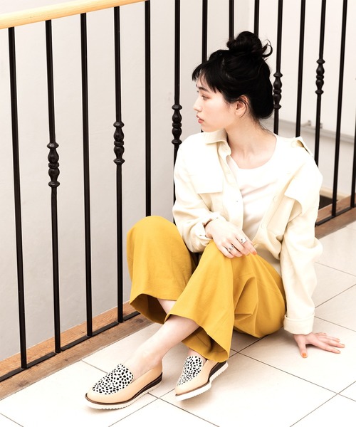 JELLY BEANS（ジェリービーンズ）の「ホワイトソールスリッポンローファー(204-52529)JELLY BEANS(ジェリービーンズ)（スリッポン・レディース・ブラック/ベージュ/シルバー・LL/S/M/L）」の13枚目の写真