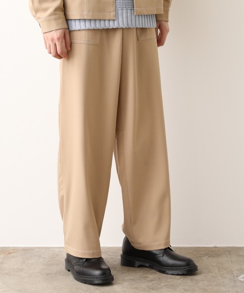 JUNRED(ジュンレッド)の「ラスターツイルベイカーパンツ(その他パンツ・メンズ・ブラック/ベージュ・S/M/L)」の2枚目の写真