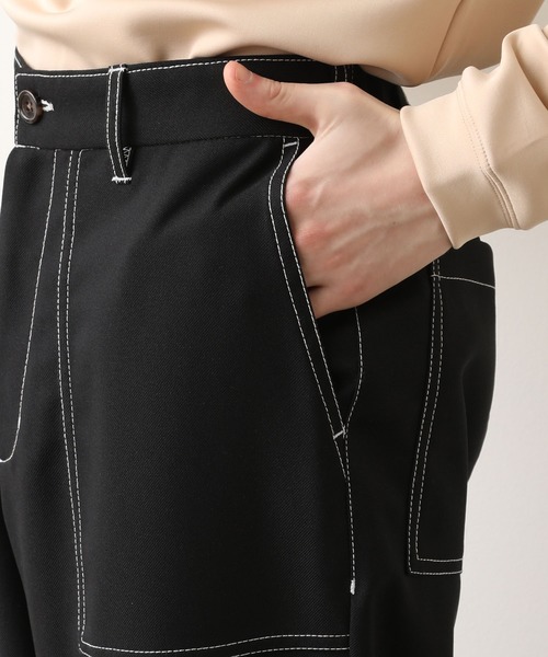 JUNRED(ジュンレッド)の「ラスターツイルベイカーパンツ(その他パンツ・メンズ・ブラック/ベージュ・S/M/L)」の11枚目の写真