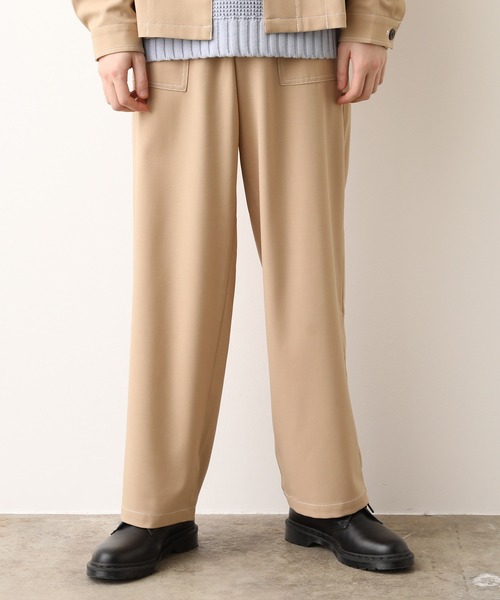 JUNRED(ジュンレッド)の「ラスターツイルベイカーパンツ(その他パンツ・メンズ・ブラック/ベージュ・S/M/L)」の12枚目の写真