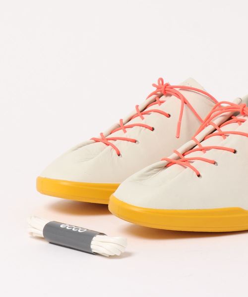 ECCO（エコー）の「ECCO SIMPIL II W（スニーカー・レディース・ホワイト×イエロー・35/39/37/38/36）」の4枚目の写真