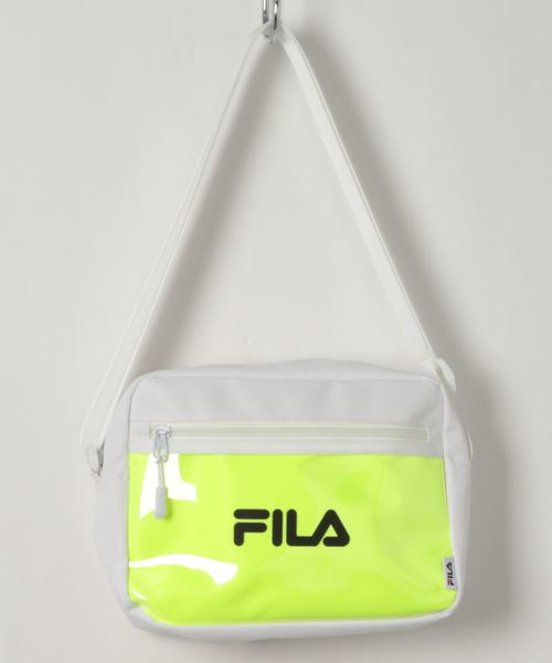 FILA(フィラ)の「【FILA/フィラ】クリアポケットスクエアショルダー(ショルダーバッグ・レディース・ブラック/ブラック×パープル/ホワイト×イエロー/マルチ・FREE)」の14枚目の写真