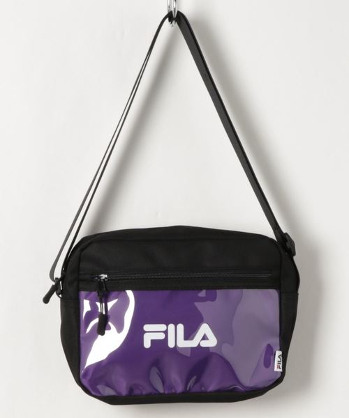 FILA(フィラ)の「【FILA/フィラ】クリアポケットスクエアショルダー(ショルダーバッグ・レディース・ブラック/ブラック×パープル/ホワイト×イエロー/マルチ・FREE)」の10枚目の写真