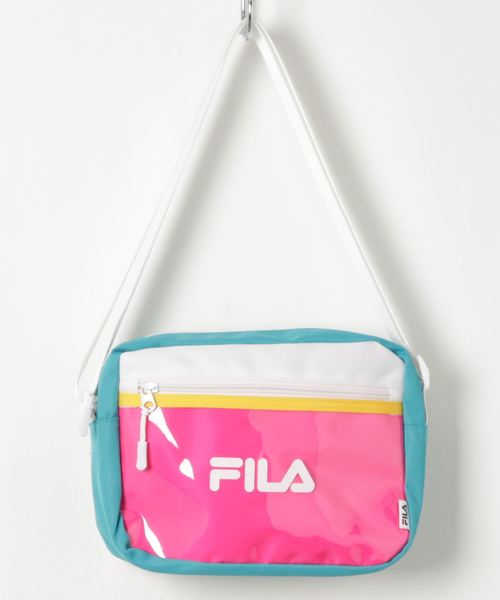 FILA(フィラ)の「【FILA/フィラ】クリアポケットスクエアショルダー(ショルダーバッグ・レディース・ブラック/ブラック×パープル/ホワイト×イエロー/マルチ・FREE)」の8枚目の写真