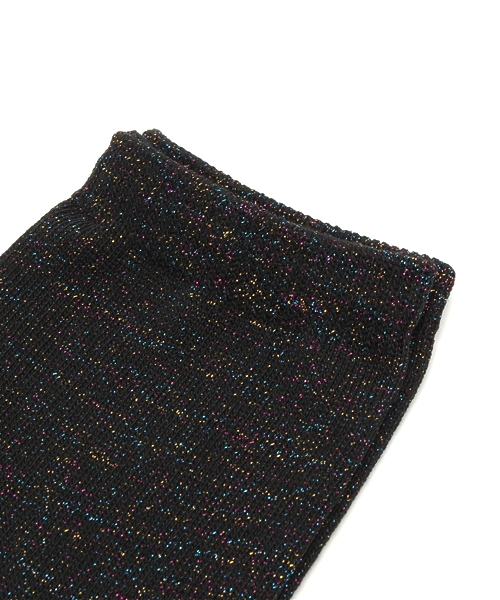 WEGO（ウィゴー）の「WEGO/ラメソックス（ソックス/靴下・レディース・ホワイト/ブラック・FREE）」の3枚目の写真