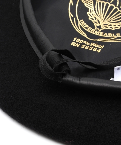 ROSE BUD（ローズバッド）の「(NY HAT)4020 MONTE BERET（ハンチング/ベレー帽・レディース・ブラック・MEDIUM）」の5枚目の写真