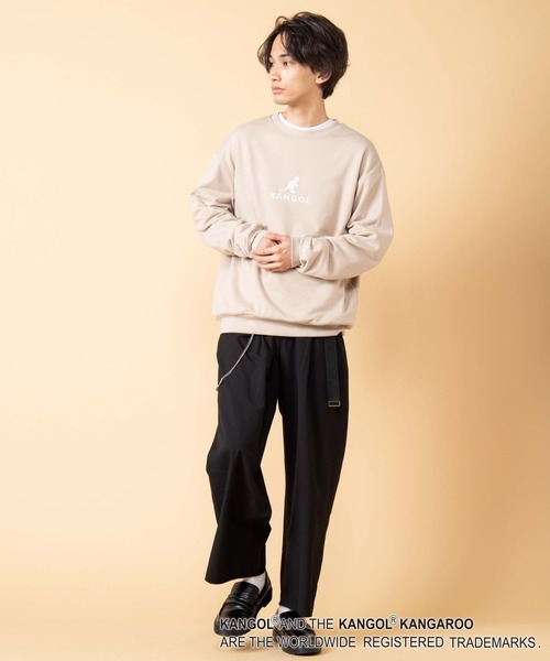 KANGOL（カンゴール）の「∴WEGO/KANGOL別注ビッグシルエットプルオーバー（スウェット・メンズ・ブラック/ベージュ/グリーン/ホワイト・MEDIUM/LARGE）」の16枚目の写真