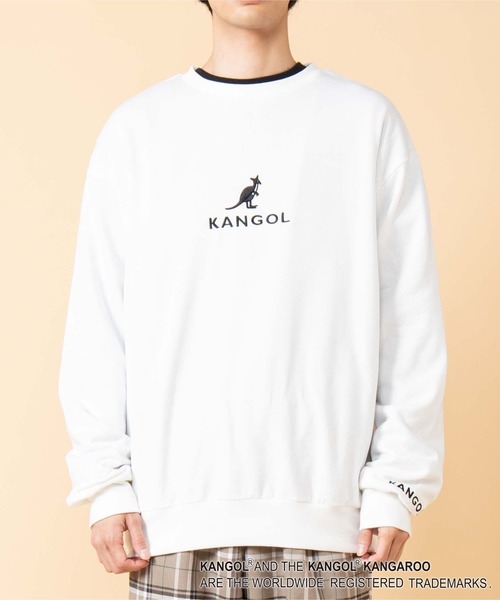 KANGOL（カンゴール）の「∴WEGO/KANGOL別注ビッグシルエットプルオーバー（スウェット・メンズ・ブラック/ベージュ/グリーン/ホワイト・MEDIUM/LARGE）」の19枚目の写真