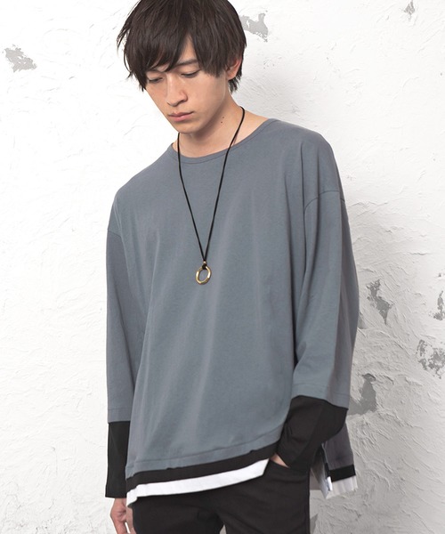 メンズ長袖トリプルレイヤードロンt Tシャツ カットソー Minority マイノリティ のファッション通販 Zozotown