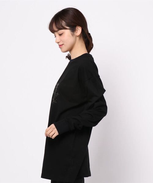 METROCITY(メトロシティ)の「METROCITY ロング クルーネック ロンT / メトロシティ(スウェット・レディース・ブラック/アイボリー・FREE)」の15枚目の写真