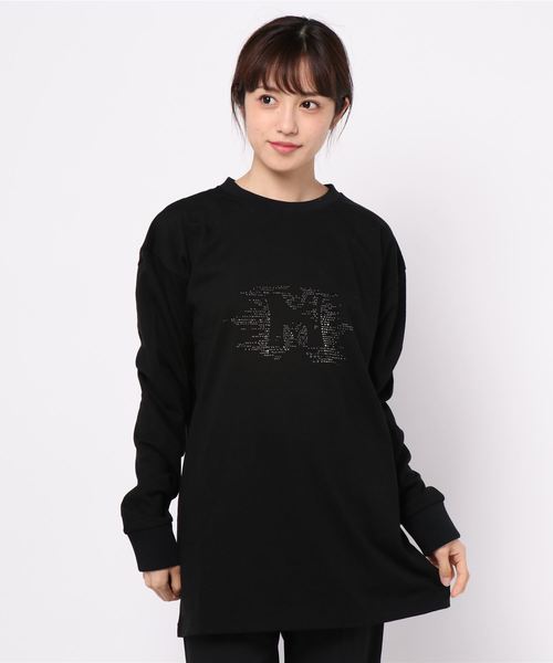 METROCITY(メトロシティ)の「METROCITY ロング クルーネック ロンT / メトロシティ(スウェット・レディース・ブラック/アイボリー・FREE)」の14枚目の写真