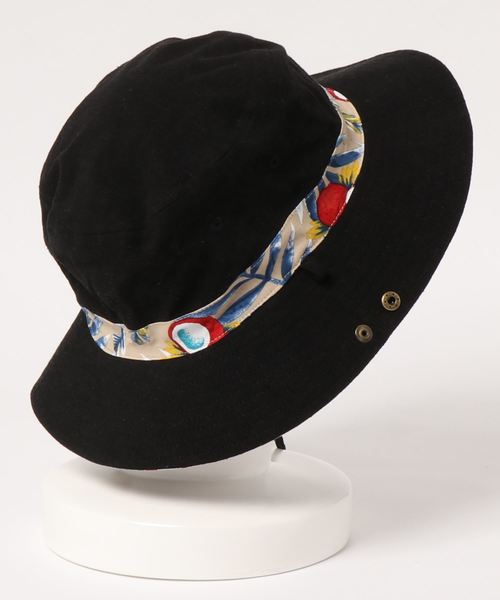 emesuelee(エメスーリー)の「ボタニカル リバーシブル アドベンチャーハット(ハット・メンズ・ブラック/ベージュ/ネイビー/カーキ・フリー)」の7枚目の写真