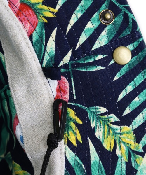 emesuelee(エメスーリー)の「ボタニカル リバーシブル アドベンチャーハット(ハット・メンズ・ブラック/ベージュ/ネイビー/カーキ・フリー)」の14枚目の写真