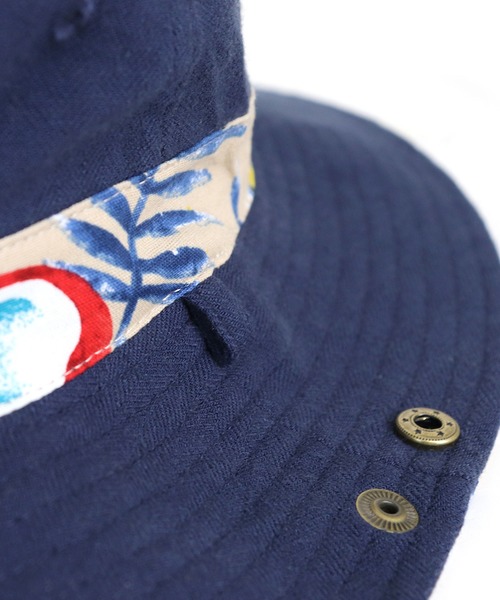 emesuelee(エメスーリー)の「ボタニカル リバーシブル アドベンチャーハット(ハット・メンズ・ブラック/ベージュ/ネイビー/カーキ・フリー)」の15枚目の写真