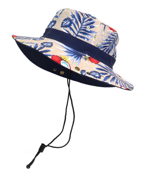 emesuelee(エメスーリー)の「ボタニカル リバーシブル アドベンチャーハット(ハット・メンズ・ブラック/ベージュ/ネイビー/カーキ・フリー)」の19枚目の写真