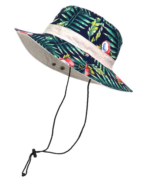 emesuelee(エメスーリー)の「ボタニカル リバーシブル アドベンチャーハット(ハット・メンズ・ブラック/ベージュ/ネイビー/カーキ・フリー)」の21枚目の写真