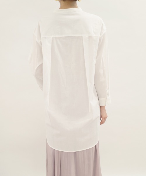 DouDou（ドゥドゥ）の「ニットベスト×シャツセット（ニット/セーター・レディース・ライトグレー/ライトベージュ・FREE）」の7枚目の写真